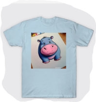Moo Deng Baby Cute T-Shirt