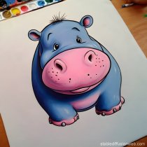 Moo Deng Baby Cute T-Shirt